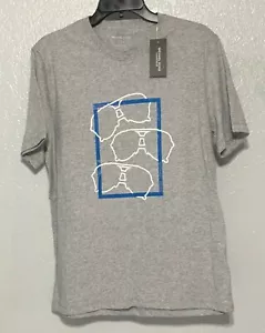 Michael Kors Herren Rundhals T-Shirt Baumwolle Grau Größe S M L XL Neu mit Etikett - Bild 1 von 4