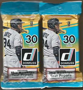 Lote de 2 tarjetas coleccionables Donruss Baseball MLB 2016 venta al por menor Fat Pack - Imagen 1 de 1