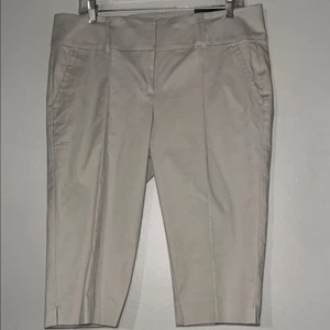 Ann Taylor Tan Modern Fit Pedal Pushers size 10 NWT - Picture 1 of 9