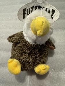 NEW! FUZZBALLZ EAGLE DOG TOY WOBBLER TENNIS BALL w/ SQUEAKER AMERICA USA - Picture 1 of 3