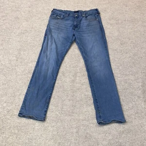 True Religion Ricky Relaxed Straight Denim Jeans Men Size 40 (Inseam Of 32in) - Picture 1 of 11