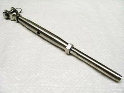 M20 10MM Wire Stainless Steel Rigging Screw Jaw Swage Terminal - Barrel Strainer - Image 1 of 2