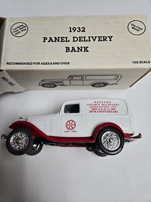 Conjunto de maquinaria antigua Nittany. Banco de entrega de panel 1932 - Entrega gratuita Foto 1 de 2