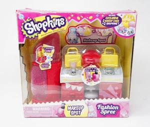 Shopkins Makeup Spot Fashion Spree Playset With 2 Exclusive Shopkins New - Picture 1 of 4