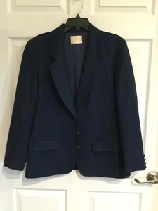 New without Tags Pendleton women’s 12 Navy blue Blazer long sleeve fully lined - Picture 1 of 4