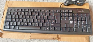Genius Black USB Keyboard Model No: K639 Product Name: KB-06XE - Picture 1 of 8
