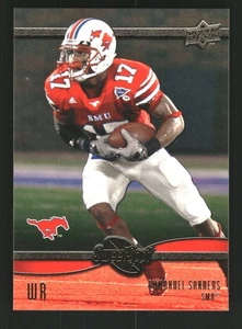 Emmanuel Sanders 2010 Upper Deck NCAA Sweet Spot #94 SMU Mustangs - Picture 1 of 2