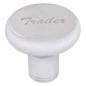 23387 - Air Brake Valve Control Knob - "Trailer" Deluxe, Stainless Plaque Wit... - Picture 1 of 1