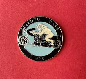 Vintage Bulldog Bash 1993 Enamel Pin Badge Motorcycle Rally Motor Bike Event - Picture 1 of 6