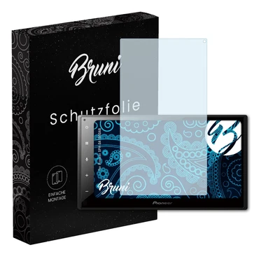 Bruni 2x Folie für Pioneer SPH-DA160DAB Schutzfolie Displayschutzfolie - Bild 1 von 4
