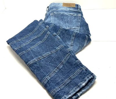 Pantalones de mezclilla Jordan Craig Legacy Edition Sean para hombre 34/32 desgastados grunge hip hop Foto 1 de 4