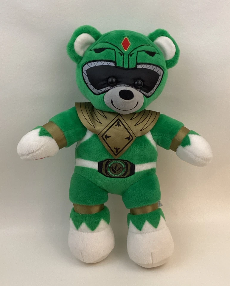 Power Rangers Build A Bear Green Power Ranger Plush Stuffed Toy 2018 - Image 1 of 4