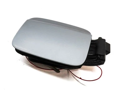 AUDI Q3 (8U) 2015-2018 depósito de combustible tapa tapa embellecedor con carcasa y tapa (plateado) Foto 1 de 4