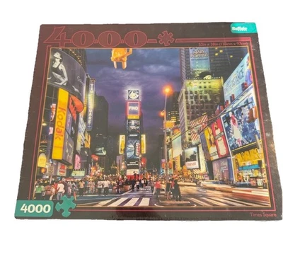 Brand New Sealed Buffalo Games NY Times Square 4000 Pc Jigsaw Puzzle - Image 1 of 4