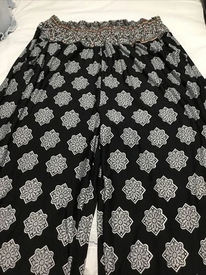 NY Collection Pull On Pants Plus Size 2XP Multicolor - Image 1 of 4