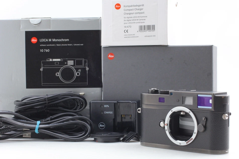 🎦Novo sensor!!【Câmera Digital Monocromática Quase Perfeita/CCD ID:53 】Leica M Do JAPÃO - Imagem 1 de 4