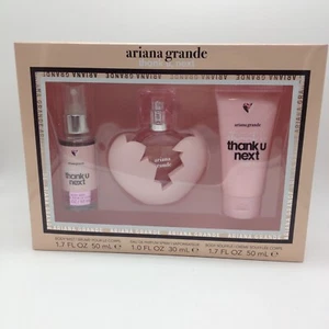 Ariana Grande Thank U Next Gift Set 1oz EDP +1. 7oz Body Mist +1.7oz Body Souffl - Picture 1 of 3