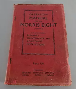 Istruzioni D'Uso + Manuale di Riparazione Morris Otto Serie I / 1 Stand 1935 - Foto 1 di 5