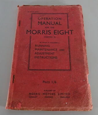 Istruzioni D'Uso + Manuale di Riparazione Morris Otto Serie I / 1 Stand 1935 - Immagine 1 di 4