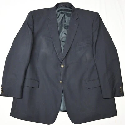 Blazer chaqueta abrigo deportivo Saddlebred 54R azul marino con botones dorados para hombre Foto 1 de 4