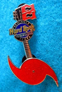 GUITARRA TAMPA HOTEL & CASINO HURRICANE WINDS CYCLONE TWISTER PIN Hard Rock Café - Imagen 1 de 1