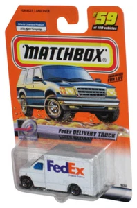 Matchbox Speedy Delivery (1999) White FedEx Toy Truck #59/100 - Picture 1 of 1