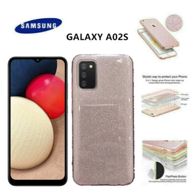Cover Custodia Brillantini Brillante Lucciante per SAMSUNG Galaxy A02S - Immagine 1 di 3