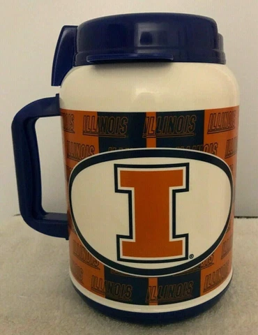 Illinois Fighting Illini WHIRLEY 64 oz. Insulated Mug Cover