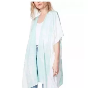 Steve Madden Tie-Dye Cover-Up Kimono Beach Swim OS color mint, women coverup - Picture 1 of 5