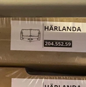 IKEA HARLANDA Bezug für Eckteil LJUNGEN mittelgrau 204.552.59 Neu - Bild 1 von 2