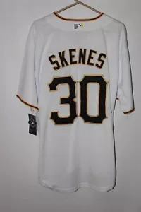 white Pittsburgh Pirates Paul Skenes (30) stitched button-down jersey (NWT) - 2X - Picture 1 of 8