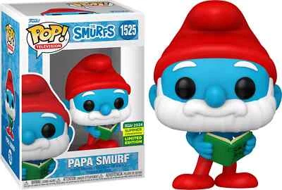 The Smurfs Papa Smurf SDCC 2024 Exclusive POP! Vinyl Figure #1525 Foto 1 de 4