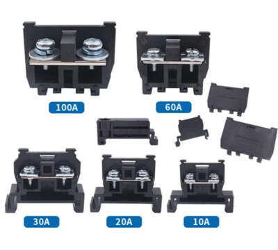 Crimp Terminal 10A~100A TBR Rail Mounted Terminal Blocks Combination CBR Cabinet - Image 1 of 4