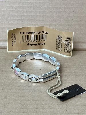 Pulsera UNO de 50 SUPERSTITION Multicolor Cristal Plateado Mediana - NUEVA Foto 1 de 4