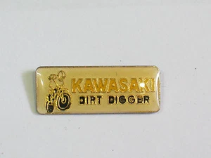 Vintage Kawasaki Dirt Digger Motocross Pin - Picture 1 of 1