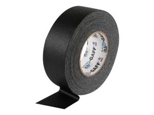 Black Pro Gaff White Self Adhesive Cloth Tape 48mm x 50m Framing Photos Canvas - Picture 1 of 3