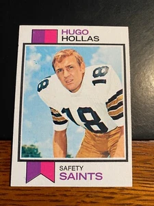 1973 TOPPS FOOTBALL #51 HUGO HOLLAS!! $1 SHIPPING!! "A" - Picture 1 of 2
