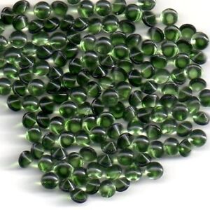 50 Strass Rond Pp25 - 3.2 Mm - Vert Table Ronde Perle Moulée