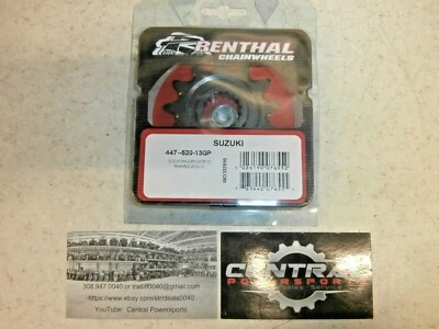 Piñón delantero 05-12 Suzuki RM-Z 450 Renthal ruedas dentadas - NUEVO 447-520-13GP Foto 1 de 3