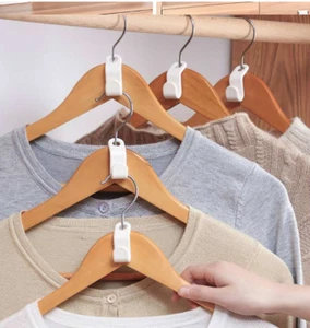 Clothes Hanger Connector Hooks Cascading Clips Space Saving Organizer - Bild 1 von 8
