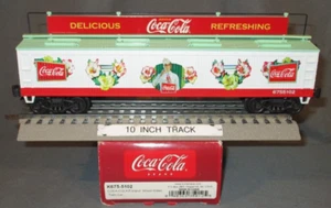 K-Line 675-5102 Coca-Cola Wood-Sided Pickle / Vat car O/027 ga. wks w/ Lionel - Picture 1 of 12