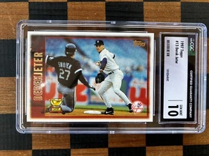 1997 Topps #13 Derek Jeter Rookie Cup CGC 10 GEM MINT - Picture 1 of 3