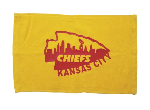NFL Kansas City Chiefs 11" x 18" 100% Cotton Rally Towel Yellow Towel City Cover