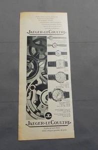 PUB WERBUNG ALTE ADVERT CLIPPING 040617 / UHR LAEGER-LECOULTRE - Bild 1 von 1