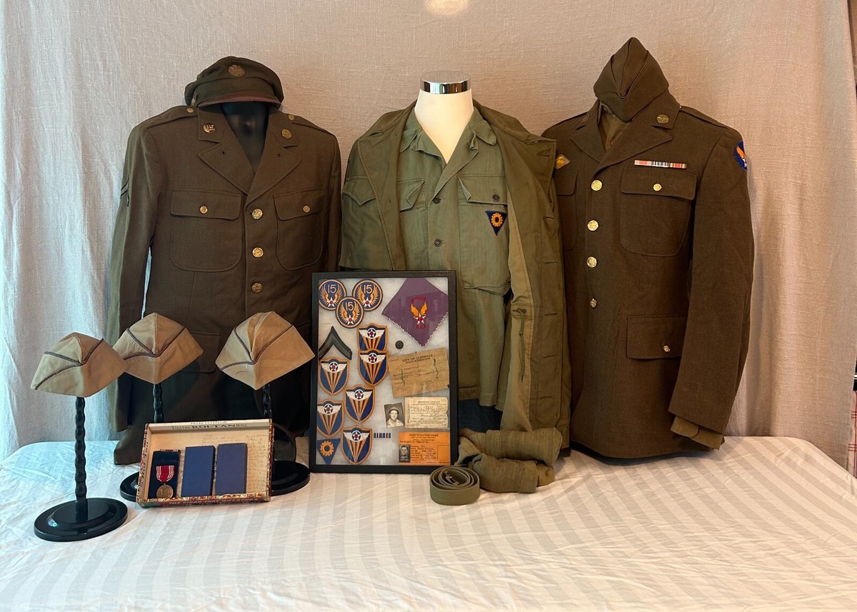 ★アメリカ軍＊１９４０年代＊ＡＡＦ/陸軍航空隊＊将校襟章＊シングル（実物） WW2型米軍（アメリカ軍）憲兵下士官用制帽 : Gallery鈴 - 通販