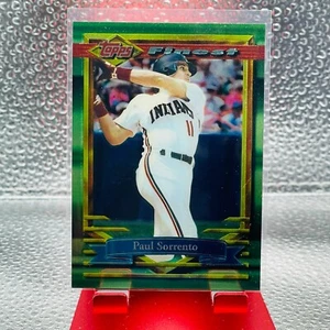1994 Topps Baseball #185 Paul Sorrento Finest Preproduction Proof - Picture 1 of 2