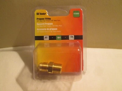 Mr. Heater F276262 Propane Fitting  3/8" Male Pipe Thread - Image 1 of 2