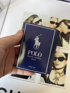 Ralph Lauren POLO BLUE PARFUM for MEN 0.04 oz (1.2 ml) Vial Spray Travel/Sample - Picture 1 of 2