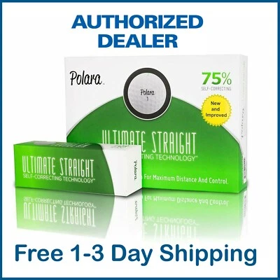 1 DOZEN Polara Ultimate Straight 75% SELF CORRECTING Golf Balls (1-3 Day SHIP) - Image 1 of 4