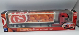 NewRay 1:43 Mercedes Benz actros 1857 GS rosso Die Cast BOX Gd27 - Foto 1 di 1